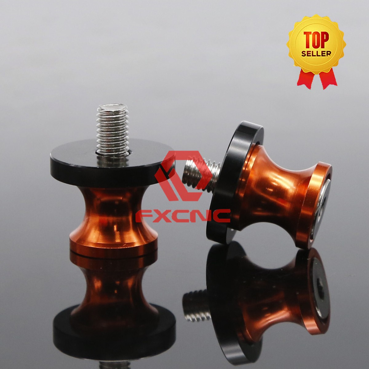 吊り輪ページ FXCNC Orange 10mm Swingarm Sliders Stand Bobbin