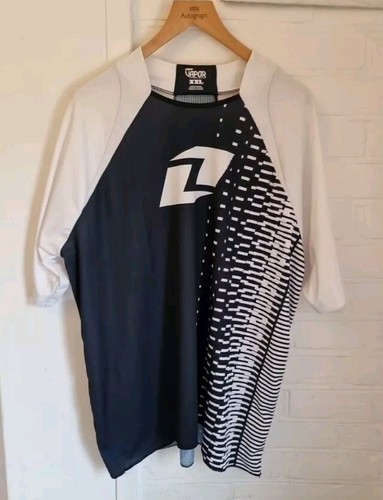 One Industries Jersey Mens XXL White Blk SS Motocross Vapor Off Road Riding - Picture 2 of 9