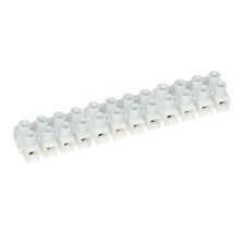 PACER 15A EURO STYLE TERMINAL BLOCK, 12 GANG - 5PK
