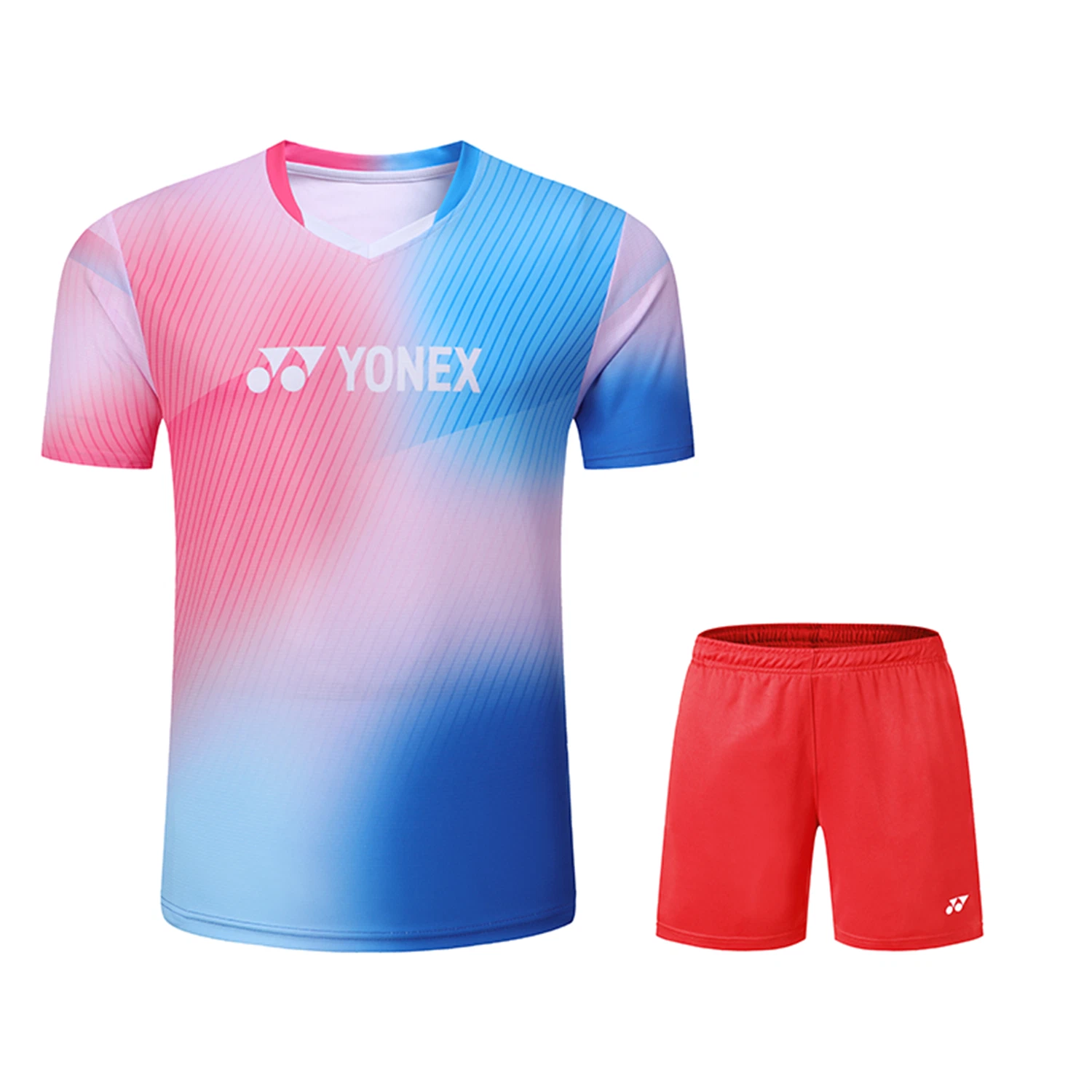 Summer Badminton Set Quick Dry Short Sleeve Sportswear Men Women Unisex