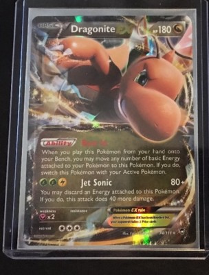 Pokemon Dragonite EX Card 74/111 New 2014 | eBay