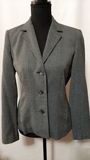 Women's Rafaella Brand Black and White Blazer Size 4P