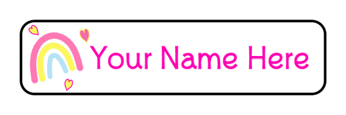 Personalised Name Labels Stickers Tags Stick On School Lunchbox Waterproof - Picture 6 of 19