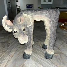 Moose Stool Or Plant Pot Stand Handmade 11 Inch Height