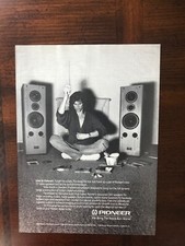 1989 vintage original print ad Pioneer New ST Series Speakers