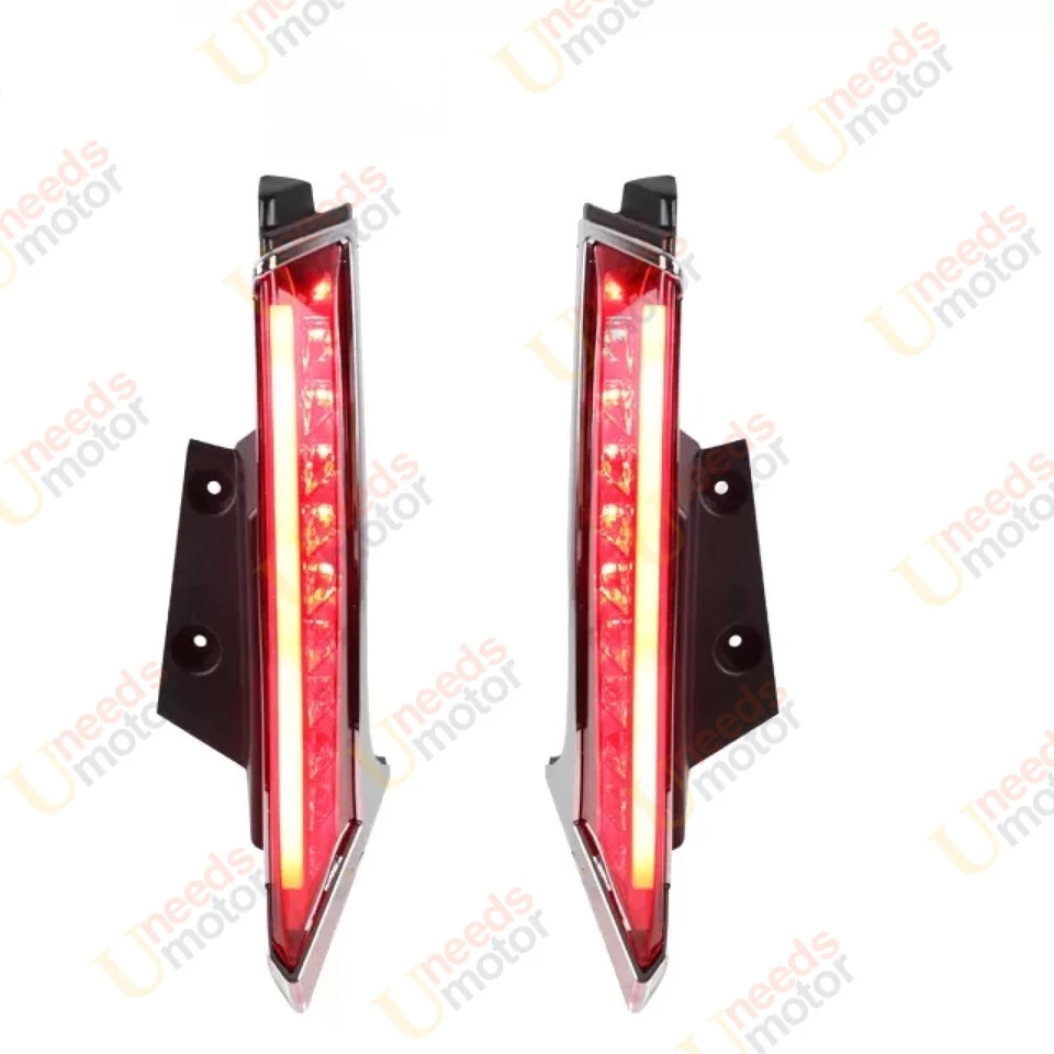 Luz de señal de freno LED lateral pilar ventana trasera para Nissan Rogue 2014-20 Foto 3 de 4