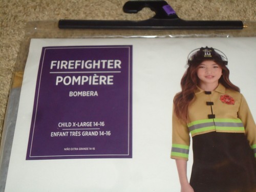 Kostüm, Damen, Feuerwehrmann, Kind XL 14-16, Neu in Verpackung - Bild 2 von 5
