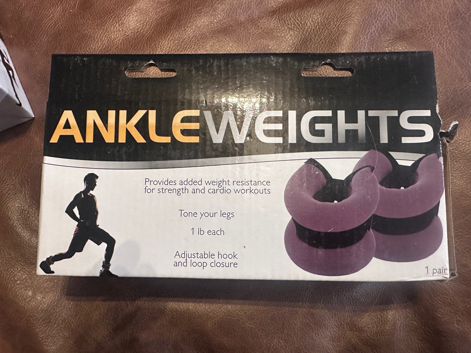 Blue 2lb Ankle Weights - Pair of 1lb Each