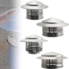 Chimney Rain Cover Flue Cowl Pipe Roof Vent Cap Rain Cap For Stove Chimney Uk