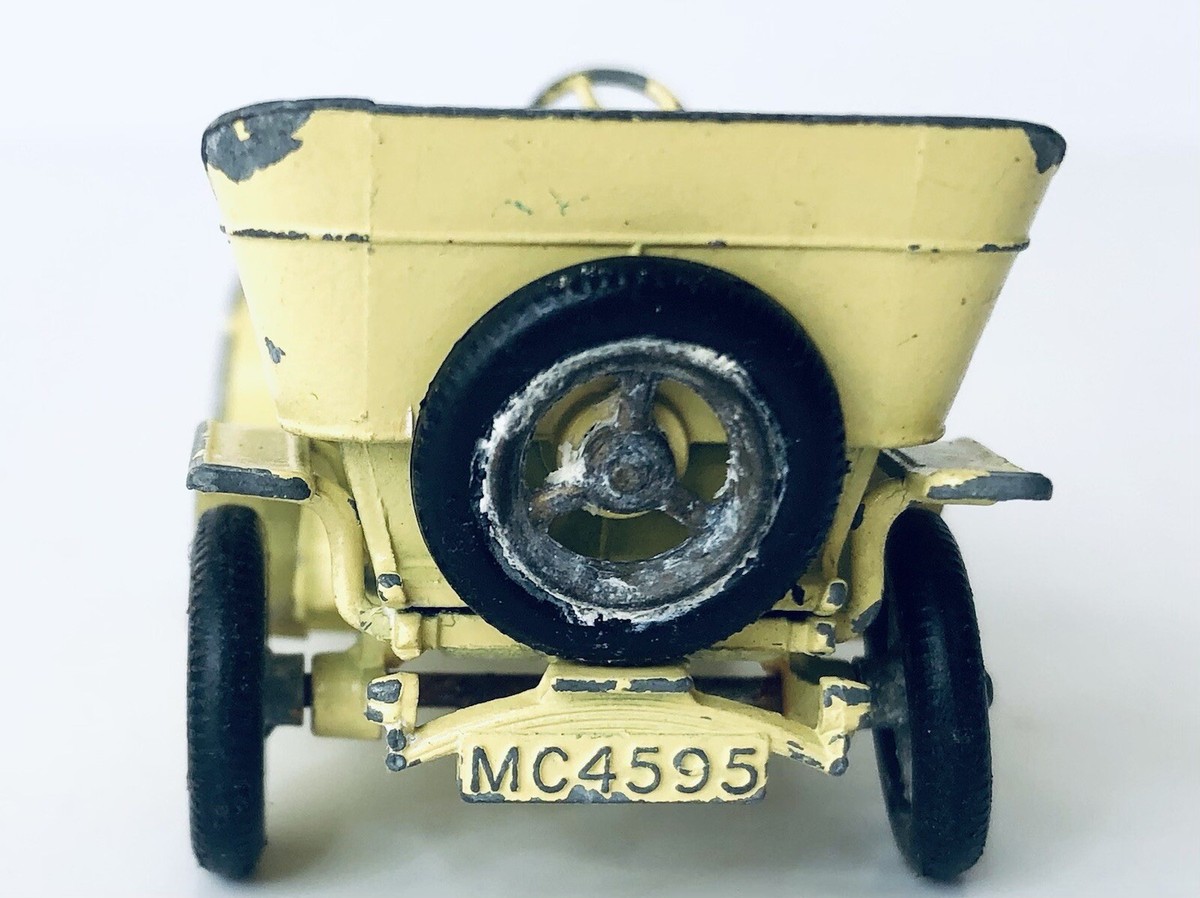 Vintage Models of Yesteryear 1904 Spyker No16 Yellow Made England