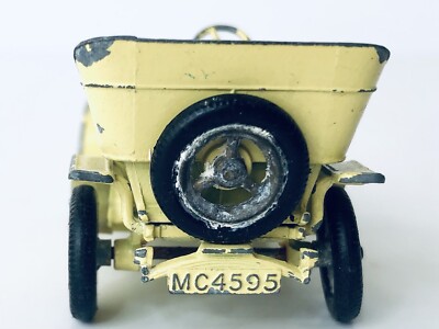 Vintage Models of Yesteryear 1904 Spyker No16 Yellow Made England