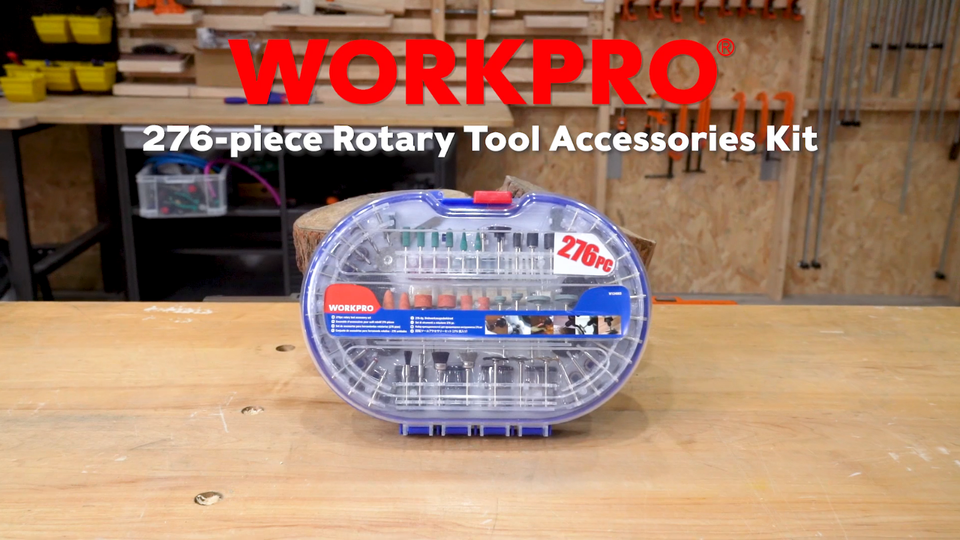 WORKPRO 276 Piece Rotary Tool Accessories Kit Universal Fitment For Easy Cutting eBay