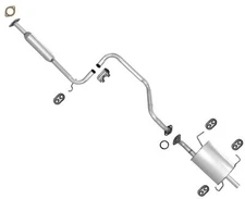 Resonator & Muffler Exhaust System For Sentra 1.6L 1995-1996 Federal Emissions