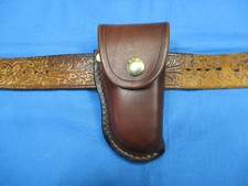 Leather Sheath for LEATHERMAN WAVE MULTI TOOL Western Holster Shaped