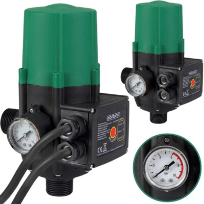 MONZANA® Pumpensteuerung 10 bar Druckschalter Hauswasserwerk Druckwächter