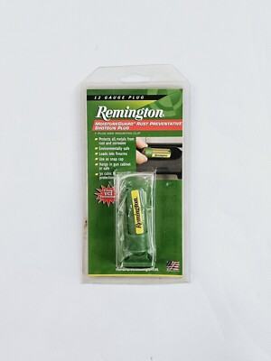 Remington Moistureguard Rust Preventative Shotgun Plug 12 Guage New