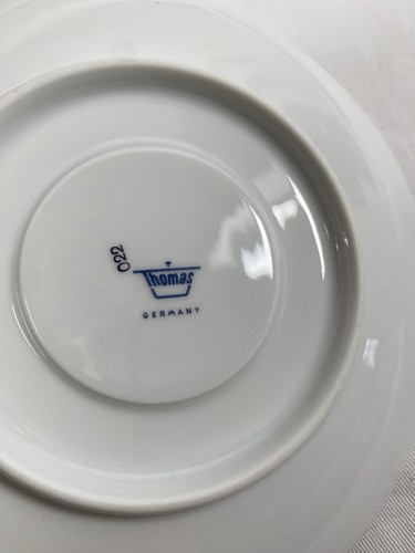 Set of 2 Thomas Germany Rosenthal Ermine Coffee Cup & Saucer #65 - Picture 6 of 6