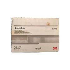 3M 7448 Scotch-Brite General Purpose Ultra Fine Hand Pad 6" x 9" - 19 Pads