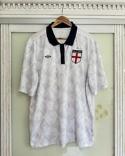 Vintage England 1990-1992 Reissue Soccer Jersey Football Shirt Kit Size 2XL