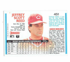 Jeff Reed Cincinnati Reds Catcher #451 Donruss 1992 #Baseball Card | eBay
