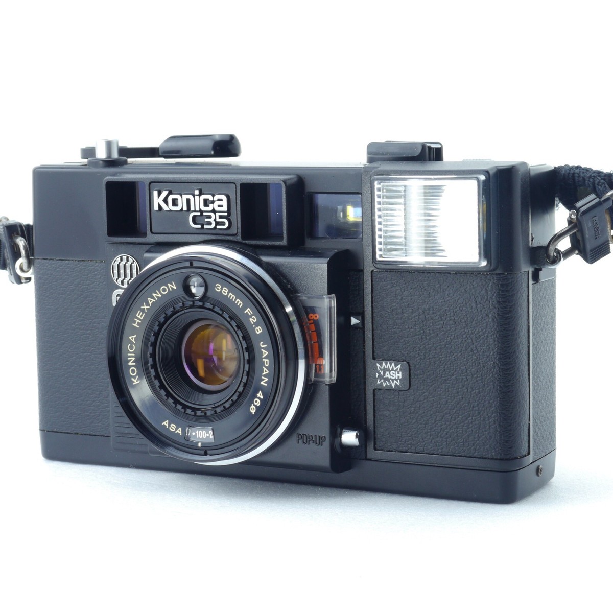 Konica C35 AF 35mm Film Camera Point & Shoot HEXANON 38mm F2.8 [AS