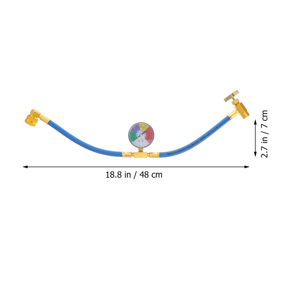 Ac Charging Hose Air Conditioner Portable Refrigerant with / Thread DIY