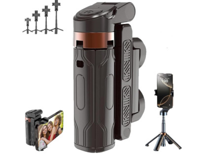 Snappro 3 in 1 Bluetooth Selfie-Stick, Pocketflex Mini-Stick, 360 Drehung