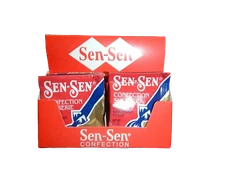 1 box 12-PACKETS Old VINTAGE candy SEN SEN mint licorice breath freshener mint