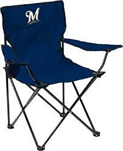 MLB Milwaukee Brewers XL Cooler Quad Chair, NEW - Image 4 of 4