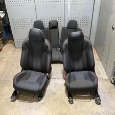 2022-2023 Subaru Wrx Front And Rear Seat Set Black J30 Cloth Manual Heated OEM
