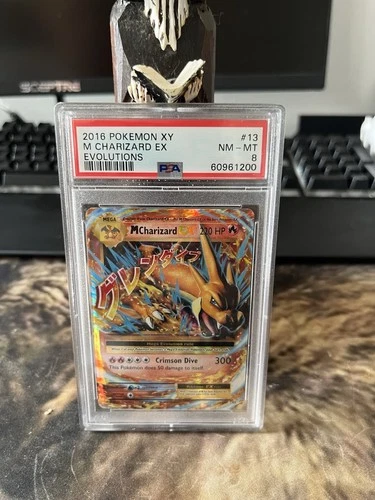 2016 Pokemon XY Evolutions M Charizard EX 13/108 PSA 8