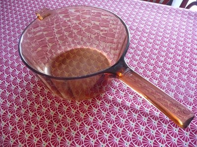Vision Corning France runder Topf aus Rauchglas 2,5 Liter