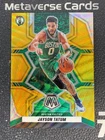 2021 Panini Mosaic Basketball Gold Wave Jayson Tatum #112 PSA 9