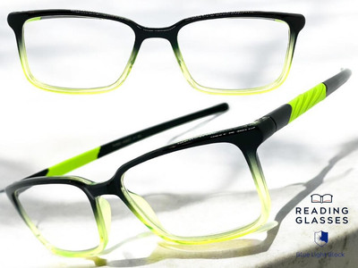 Classy Contemporary Modern Sporty READING EYE GLASSES READERS Black Frame +2.50