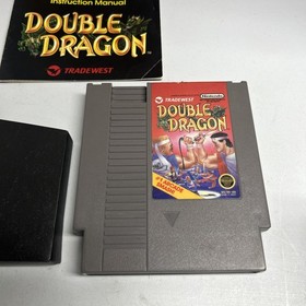 Double Dragon Nintendo NES Tradewest 1988 with box and manual