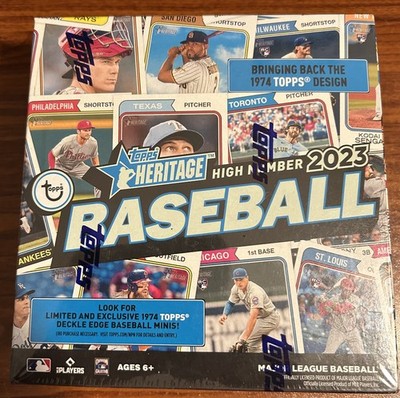 2023 Topps Heritage High Number Baseball Mega Box Free Shipping