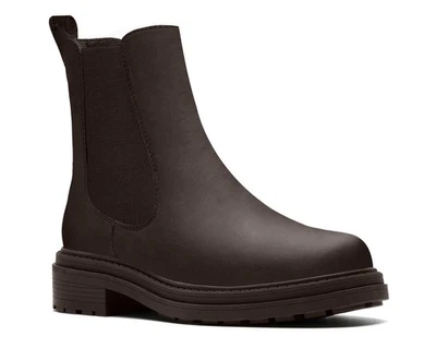 CLARKS Orinoco 3 Top Chelseaboots, Stiefelette mit Stretcheinsatz, Gr. 40 ,Leder - Bild 1 von 2