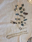 Lot of Vintage Native American Sterling Silver Jewelry  Ring And More 77.22 dwt