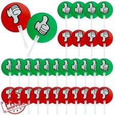 Thumbs Up Down Paddles 30 Pack Classroom Voting Signs Yes No Teacher