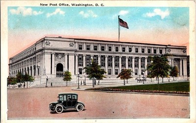 Vintage New Post Office Washington DC Postcard B.S. Reynolds Co.