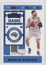 2019-20 Panini Contenders Game Ticket Purple 15/49 Nikola Vucevic #86 02v3