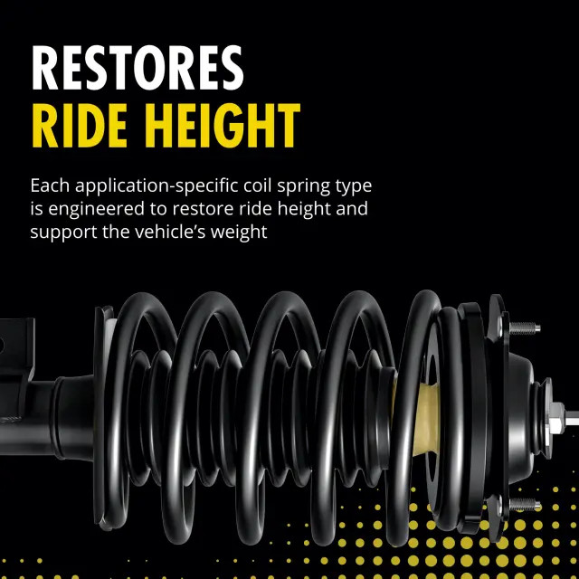 Monroe Quick-Strut Front Left Suspension Strut and Coil Spring