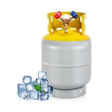 Refrigerant Recovery Tank 30 LB for R22, R134A, R410A Refrigerant - Reusable