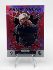 Matthew Wolff 2024 Prizm LIV Golf Prizm Break Red Prizm #ed /149 Range Goats
