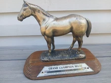 1978 American Quarter Horse Assn Grand Champion Mare Trophy Statue Xenia, OH
