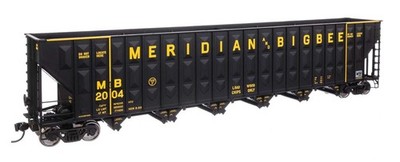 Walthers Mainline HO 56350 Meridian & Bigbee M&B 73' Greenville Wood Chip Hopper