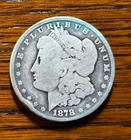 1878-CC Morgan United States Silver Dollar Coin- Caron City - No Reserve