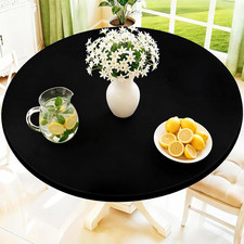 Spandex round Tablecloth, Fitted Table Cloth for 45"-56" Tables