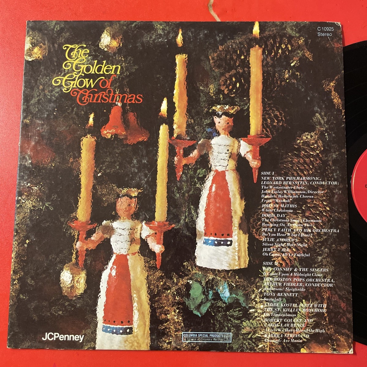 JC Penney The Golden Glow Of Christmas V/A LP Columbia Holiday