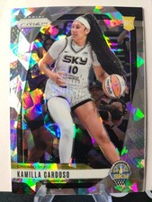 2024 Panini Prizm WNBA Kamilla Cardoso RC Rookie Silver Cracked Ice Prizm Sky